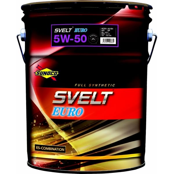 Amazon | SUNOCO SVELT EURO スノコ スヴェルトユーロ 5W-50 20L | 車